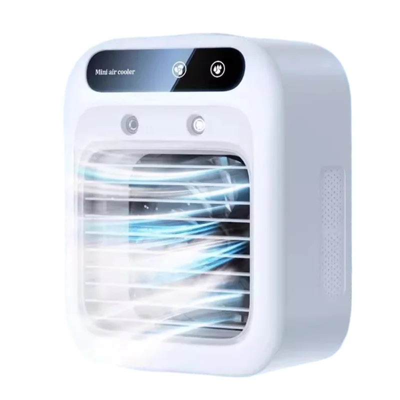Portable Pet Cooling Fan with Ice Mist Spray