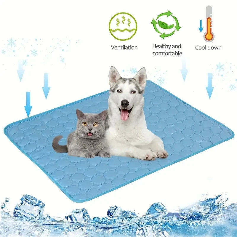 Dog Cooling Mat – Self-Cooling Gel Pad for Dogs & Cats