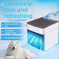 Portable Pet Cooling Fan with Ice Mist Spray
